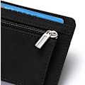 Miniatyrbild 6 av 7: Smal Fällbar Zip-Plånbok i Läder med Myntfack, Kortfack och 5 Färger