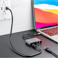Miniatyrbild 6 av 7: ULANSeN USB C till RJ45 LAN Ethernet Gigabit Nätverksadapter med Chippset AX88179 med 100W PD Laddning för Windows/iOS/iPadOS/macOS/Linux