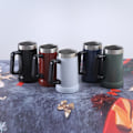 Miniatyrbild 2 av 2: Isoleringsmugg Vattenmugg Isoleringsmugg Rostfritt Stål Isoleringsmugg 24oz Kaffe Mjölk Te (Grön)