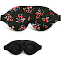 Miniatyrbillede 1 af 6: 3D Sovemaske, 100% Mørklægning 3D Kontureret Sovemaske, Komfortabel & Super Blød Sovemaske med Justerbare Stropper til Kvinder, M