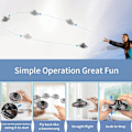 Miniatyrbild 2 av 6: Fidget Spinner Flygleksaker, Mini Fly UFO Handstyrd Boomerang Drone, Coola Prylar Gadgets Presenter för Barn Pojkar Flickor Tonåringar Inomhus Utomhus Black