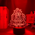 Miniatyrbillede 1 af 7: 3D LED Lys Anime Yuyu Hakusho Raizen til Soveværelses Dekoration Natlys Børnefødselsdagsgave Manga Værelse Skrivebord 3D Lampe Yu Yu Hakusho