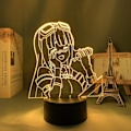 Miniatyrbillede 4 af 7: Akryl 3D Lampe Anime Bofuri til Soveværelse Dekorativ Natlampe Fødselsdagsgave Værelse Bordlampe Manga Led Natlys Bofuri