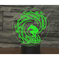 Miniatyrbillede 5 af 7: 3D Surfing Fjernbetjening 16 Farve Natlys Illusion Akryl LED Bord Sengelampe Børneværelse Skrivebords Dekoration Fødselsdagsgaver Legetøj til Børn