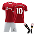 Pikkukuva 1 / 2: 2022-2023 Uusi Manchester Unitedin lasten ja aikuisten jalkapallopaita Trainin Jersey Suit No.10 RASHFORD M