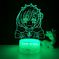 Miniatyrbillede 3 af 6: 3D Lampe Anime Re Zero Starting Life World Natlampe til Soveværelsesindretning Fødselsdagsgave Re Zero Led Natlys