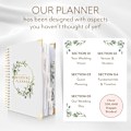 Miniatyrbillede 8 af 9: Bryllups-planlægger til bruden - Bryllups-planlægningsbog og -arrangør, Bryllups-planlægningsbog & -mappe med nedtællingskalender til brylluppet