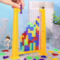 Miniatyrbild 2 av 4: Blockpussel Hjärngymnastik Leksak Tangram Pussel Intelligens Färgglada 3D Ryska Block Spel STEM Montessori Pedagogisk Present