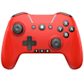 Miniatyrbilde 1 av 10: For Nintendo Ns Switch Pro håndtak Apple datamaskin trådløs Bluetooth mobiltelefon 2.4G spillhåndtak Red