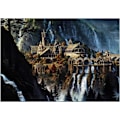 Miniatyrbild 1 av 6: Tranquil Series - Vattenfallstad Trämålade Pussel Leksaker - Trämålat Pussel Examen eller Födelsedagspresent Heminredning - 1000-bitars Pussel för Vuxna