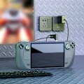 Pikkukuva 5 / 7: Steam Deckille sopiva 2-in-1-jatkoliitin Oikean kulman Type-C USB C -sovitin Uros-naaras Pelikonsolin lisävaruste