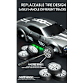 Miniatyrbild 4 av 6: GoolRC RC Driftbil, 1:20 2.4GHz 4WD Hög Hastighet 20KM/H Racingbil Fordon, Utbytbara Driftdäck Racing Sport Leksaksbilar med LED-lampor