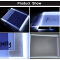 Miniatyrbillede 4 af 5: A5 Lysbord 3.5W 0.6A 3 Niveauer Lysdæmpning Touch Sensor LED Tegne Kopi Tavle LED Lyspude til Kalligrafi 2D Animation