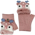 Miniatyrbilde 3 av 5: Barn Unisex Søte Katt Varm Hansker Myk Vinter Strikket Votter for Gutter Jenter Hanske med Votter (2 til 13Y)