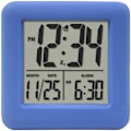 Miniatyrbild 2 av 8: Mjuk blå kub LCD väckarklocka 3,55 tum x 3,55 tum x 2,75 tum