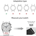 Miniatyrbillede 5 af 5: Til 20mm Metalremme til Samsung Galaxy Watch, Rustfrit stål Udskiftningsrem til Galaxy, GTS2, P22, S2, T42, CF22, GT06, Y20 pro, Android Smart