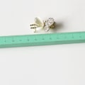 Miniatyrbillede 4 af 6: Elegant og Stilfuld Ekstravagant Butterfly Lille Hårklemme Clips Barrettes, Lavet af Opal, Rhinesten og Legering, Specielt Designet til Kvinder (2 stk)