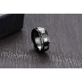 Miniatyrbild 7 av 10: Tai Chi roterande spinner fidget band ringar för män pojkar kvinnor flickor cool yin yang ba gua daoistisk filosofi som lindring finger rotera fritt fint -9