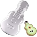 Miniatyrbillede 4 af 5: 3D Aluminium Kageform DIY Guitar Form Bageform Fødselsdagskageform Køkkenartikler Kollega Gaver Feriegaver