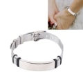 Miniatyrbillede 3 af 5: Unisex rustfrit stål armbånd justerbar størrelse svedtæt stilfuld mesh armbånd til daglig brug