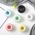 Miniatyrbillede 6 af 9: Mini Keramisk Tandbørsteholder Stativ til Badeværelse Forfængelighed Bordplade, Håndlavet Par Tandbørste Hovedholder, Barbermaskineholder og Kontor Penneholder, P Pink blue