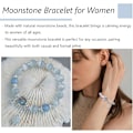 Miniatyrbillede 5 af 6: Månesteinsarmbånd Gløder i Mørket Armbånd Månesteins Smykker til Kvinder Krystal Armbånd Gløder i Mørket Smykker til Kvinder Trendy Gaver
