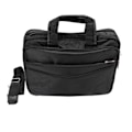 Miniatyrbillede 1 af 5: Sort 15 tommer Business Laptop Skuldertaske Kontor Rejse Vandafvisende Udvidelig Laptop Aktentaske Sort 15 tommer