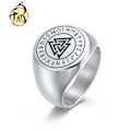 Miniatyrbillede 5 af 10: Rustfrit stål blomst udskæring spinner ring Daisy Fidget Band ringe måne stjerne onde øjne kors angst ring til kvinder mænd-U.S11 diameter: 20,7 mm Circ