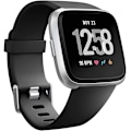 Miniatyrbilde 1 av 6: Smartklokkearmbånd kompatibelt med Fitbit Versa Smartwatch, Versa 2 og Versa Lite SE-klokker for kvinner og menn (Svart-L)