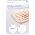 Miniatyrbillede 5 af 7: Sød Kat 2.4G USB Trådløst Tastatur og Mus Combo, Skrivemaskine Fleksible Taster, Slikfarver, Kompatibel med Notebook, PC Milk Tea