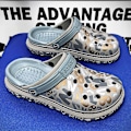Miniatyrbillede 4 af 7: Herre og dame haveclogs, sommersandaler, lette, skridsikre vandresko, unisex voksenclogs til pool, strand, have, køkken og bad Grey 9inch 9 Women/8 Men