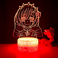 Miniatyrbillede 2 af 6: 3D Lampe Anime Re Zero Starting Life World Natlampe til Soveværelsesindretning Fødselsdagsgave Re Zero Led Natlys