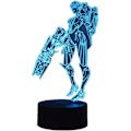 Miniatyrbilde 1 av 7: Widowmaker Fargerike LED-lys 3D nattlys USB bordlampe 7 farger berørings-/fjernkontroll 16 farger Mote hjemmedekorasjon Kreative barneggaver
