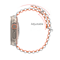 Pikkukuva 2 / 5: Apple Ocean -rannekke applewatch8/7/se/ultra -urheilukäyttöön tarkoitettu kaksiväri silikoninen iwatch-ranneke (38/40/41 mm)