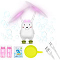 Miniatyrbild 1 av 9: Bubbelbjörnsmaskin för barn – Automatisk bubbelmaskin med LED-lampor, bubbelvätska och bubbelbricka, bästa födelsedagspresenten för flickor och pojkar