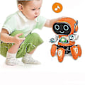 Miniatyrbillede 3 af 5: Seks-klo elektrisk dans lille robot lys popmusik børn dreng pige robot intelligent legetøj