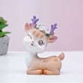 Miniatyrbillede 1 af 2: Sødt Hjortefigurer Håndværk Hjorte Kage Toppers Mini Hjortefigurer Legetøj Fawn Bil Rum Desktop Dukke Dekoration Heldig Hjorte Kage Dekoration Fest