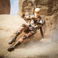 Miniatyrbild 3 av 9: Klassificerad serie Desert Commando Snake Eyes, samlarobjekt G.I. Joe actionfigurer, 92, 6-tums actionfigurer för pojkar och flickor, med 9 tillbehör
