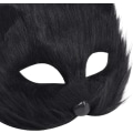 Miniatyrbild 4 av 4: Mask Halloween Räv Mask Cosplay Kostym Halv Ansikte Djur Päls Fest Jul Öga Katt Masker Påsk Halv-Ansikte Masker