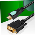 Miniatyrbild 7 av 7: Högdefinitions Dvi till Adapter till Dvi Kabeladapter Ultra-Dvi till Linje till Dvi Konverter Steg Remskiva till Dvi Splitter 1.5M