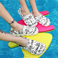 Miniatyrbilde 5 av 6: Herre- og damehagesabber, sommersandaler, lette, sklisikre, gåsko, unisex-voksensabber til basseng, strand, hage, kjøkken, dusj White 10.5inch 5.5 Women/4.5 Men