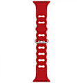 Miniatyrbild 2 av 3: 2 st spetsband i silikon till Apple Watch 38/40/41 mm, ihålig andningsbar rem för iWatch Series 8 7 6 5 4 3 2 1 SE