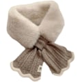 Miniatyrbillede 1 af 7: Halsvarmer, Vinter Halsvarmer Kryds-Kryds Pels Tyk Halsklæde Elegant Halsgaiter