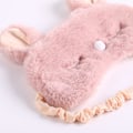 Miniatyrbild 3 av 6: Mjuk Ögonmask för Sömn Söt Tecknad Katt Kanin Djur Pälsig Sovmask Halvt Ansikte Sovmask Ögonbindel Ögonskugga Ögonskydd för Tra