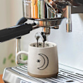 Miniatyrbilde 5 av 8: Keramiske Måne og Sol Kaffe Krus, Porselen Kaffe Krus, Keramiske Kopper for Latte