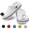Miniatyrbilde 1 av 5: Hodelykter for Crocs 2stk, Lyslykter Tilbehør for Crocs, Sjarmarmbånd for Barn Voksne Crocs, Tette Sko Hodelykter Lys, Crock Headl