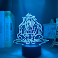 Miniatyrbillede 5 af 7: 3D LED Lys Anime Yuyu Hakusho Raizen til Soveværelses Dekoration Natlys Børnefødselsdagsgave Manga Værelse Skrivebord 3D Lampe Yu Yu Hakusho