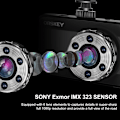 Miniatyrbillede 2 af 8: Dash Cam for og bag 1080P Full HD Dual Dash Camera i bilkamera instrumentbræt Dashcam til biler 170 vidvinkel med 3,0\" LCD-skærm nat vi