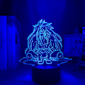 Miniatyrbillede 2 af 7: 3D LED Lys Anime Yuyu Hakusho Raizen til Soveværelses Dekoration Natlys Børnefødselsdagsgave Manga Værelse Skrivebord 3D Lampe Yu Yu Hakusho