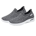 Miniatyrbild 2 av 5: Herr Mesh Sneakers Andas Bekväm Dämpning Vikningsresistent Mjuk Sula Stilig Herr Casual Skor Gray 41